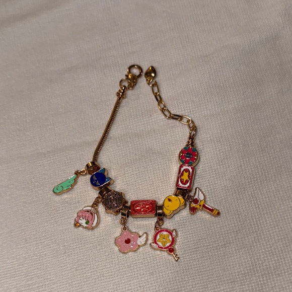 Colorful Charm Bracelet with Cartoon Charms - Picture 2 of 5
